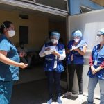 Zulma Calderón, defensora de la salud, realizó junto a otras personas de la PDH, una visita al Hospital Roosevelt. (Foto: PDH)