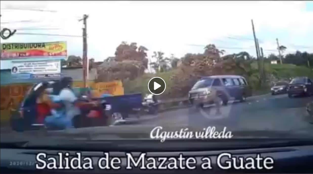Mazatenango: Vídeo de motorista fantasma provoca dudas