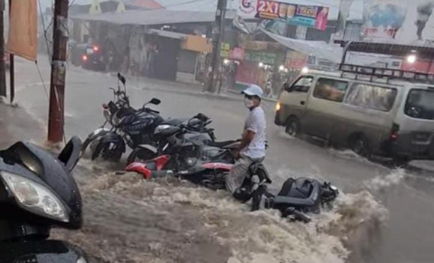 Las fuertes lluvias del fin de semana provocaron inundaciones en el centro de Mazatenango y varias colonias aledañas.