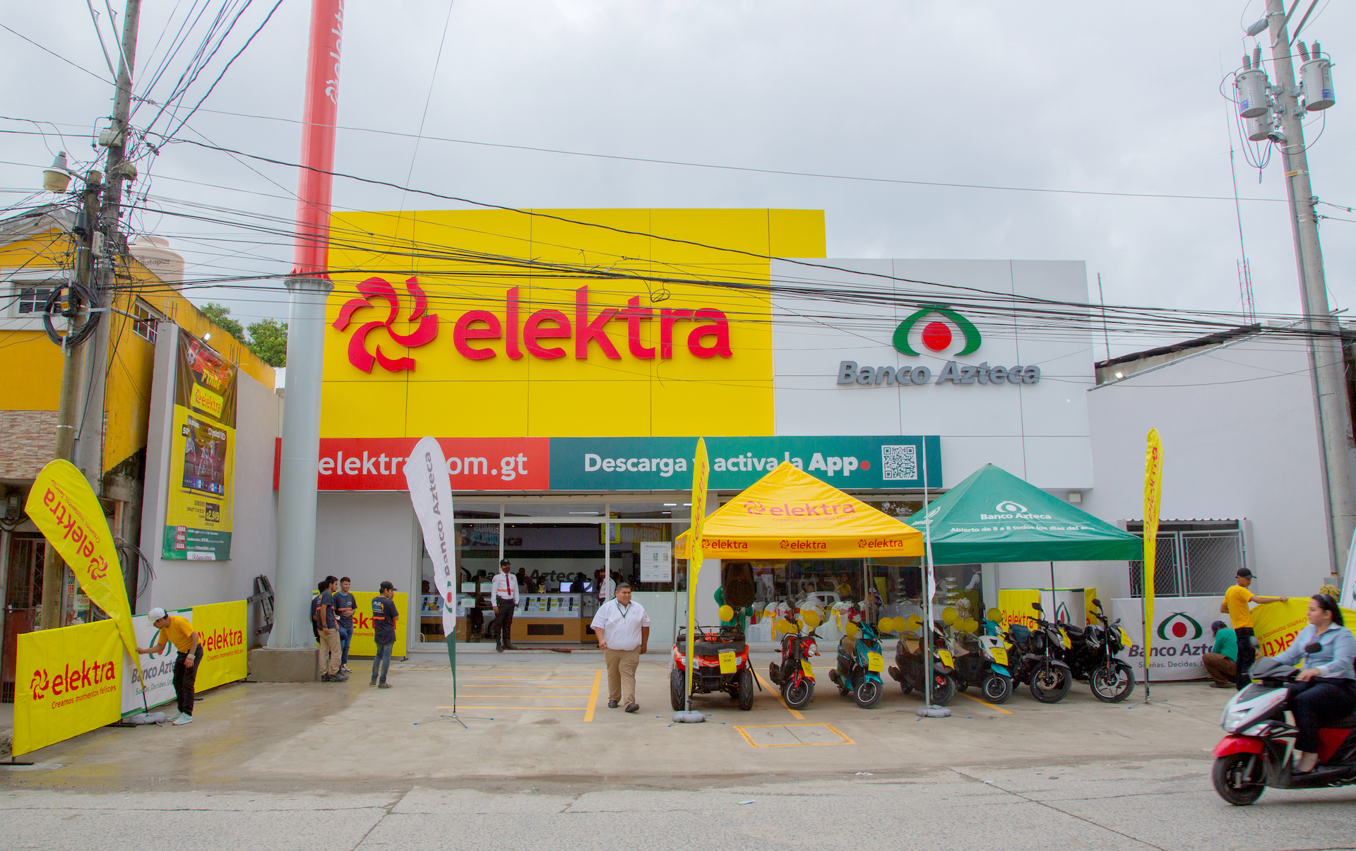 Tiendas Elektra y Banco Azteca inauguran nueva ubicación en Morales, Izabal