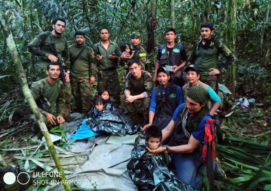 The four children who were lost for 40 days in the Colombian jungle leave the hospital