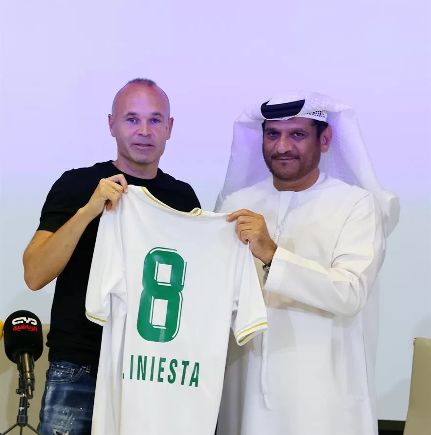 Andrés Iniesta opens team in the United Arab Emirates