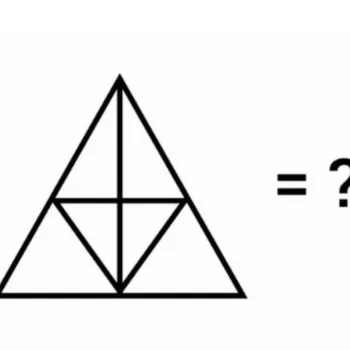 ¿Cuántos triángulos puedes encontrar en esta imagen en este test visual? Solo unos pocos los ven todos, por eso te presentamos esta explicación.