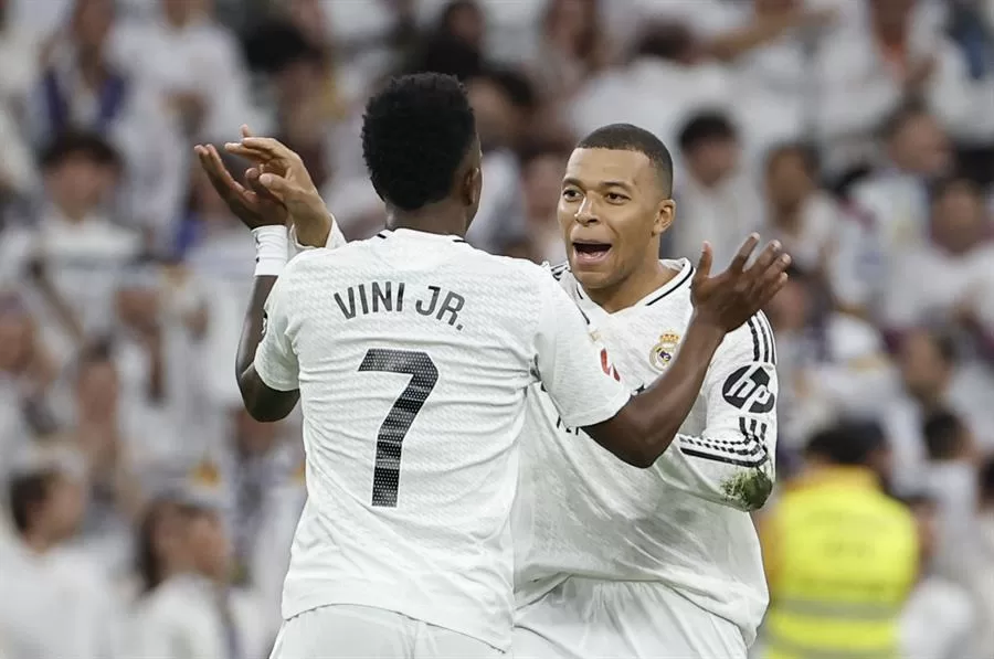 El delantero francés Kylian Mbappé reconoció que fichó por el Real Madrid, entre otros motivos, para jugar con Vinícius Junior.